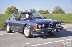Vue 3/4 avant BMW M6 1987