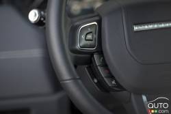 Steering wheel mounted audio and bluetooth controls