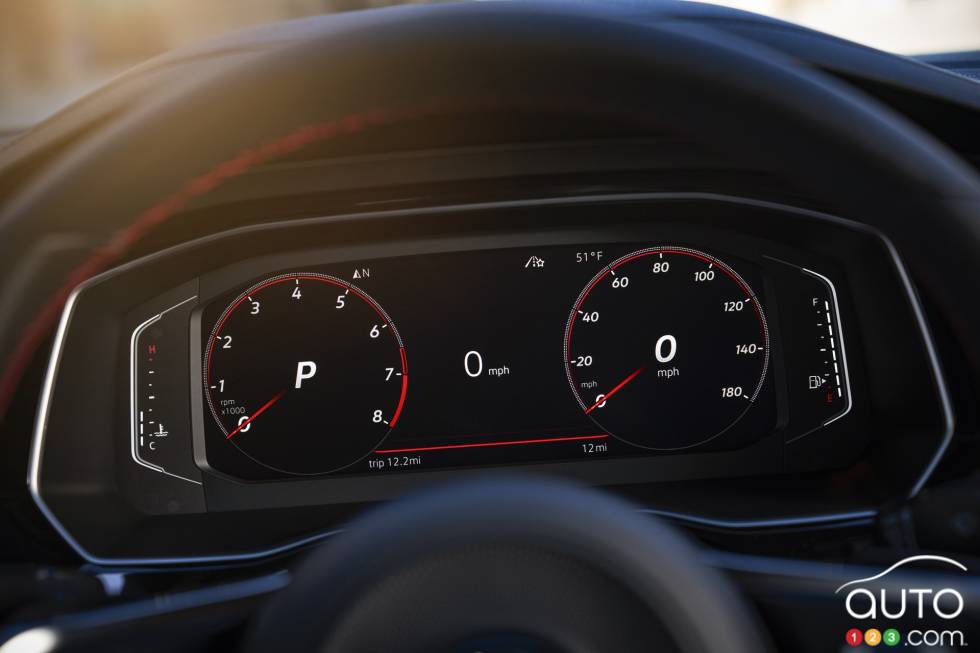 2019 Volkswagen Jetta GLI debuts at the Chicago Auto Show: Speedometer