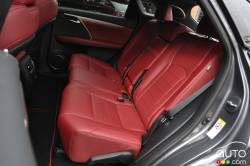 2016 Lexus RX rear seats