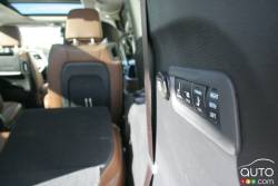 Features of the back seat