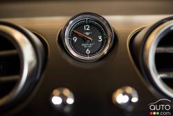 2017 Bentley Bentayga clock