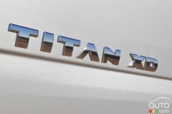 2016 Nissan Titan XD model badge