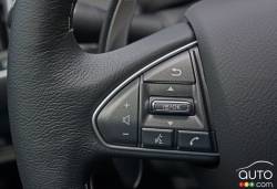 2016 Infiniti Q50s Red Sport steering wheel mounted audio controls