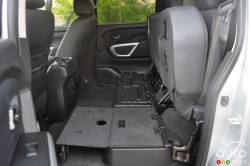 2016 Nissan Titan XD rear seats