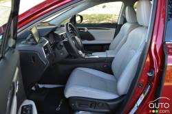 2016 Lexus RX front seats