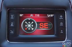2016 Dodge Durango SXT infotainement display