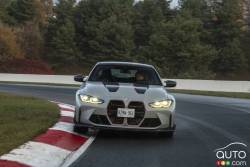 Testing of 2023 BMW M4 CSL