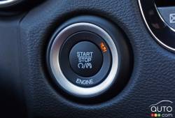 Bouton de démarrage et arrêt du moteur du Dodge Durango SXT 2016