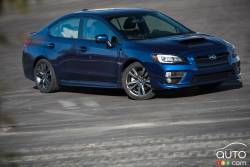 2016 Subaru WRX Sport-tech front 3/4 view