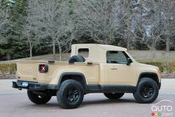 Jeep Comanche Concept rear 3/4 view