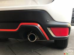 Exhaust pipe of the 2019 Subaru Forester Sport