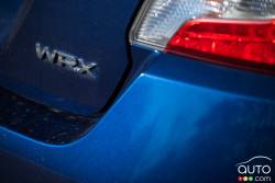 Écusson du modèle de la Subaru WRX Sport-Tech 2016