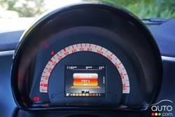 2016 Smart ForTwo Coupe Passion gauge cluster