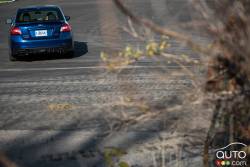 Vue arrière de la Subaru WRX Sport-Tech 2016