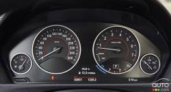 2016 BMW 340i xDrive gauge cluster
