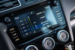 2016 Subaru WRX Sport-tech infotainement display