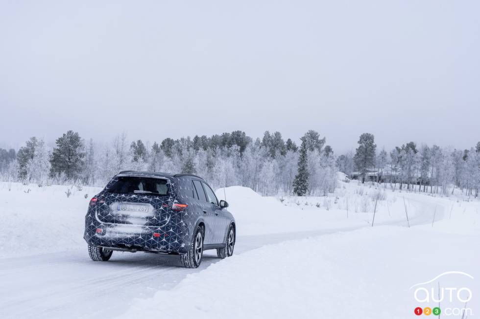 Mercedes-Benz GLC Wintertesting, Arjeplog (Sweden)