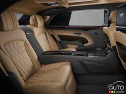 2016 Bentley Mulsanne extended wheelbase rear seats