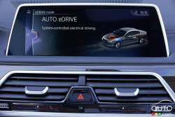 2016 BMW 7 series infotainement display