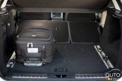 Cargo space with the rear bench seats folded down