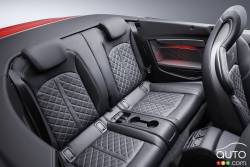 Banquette arrière de l'Audi A5 2017