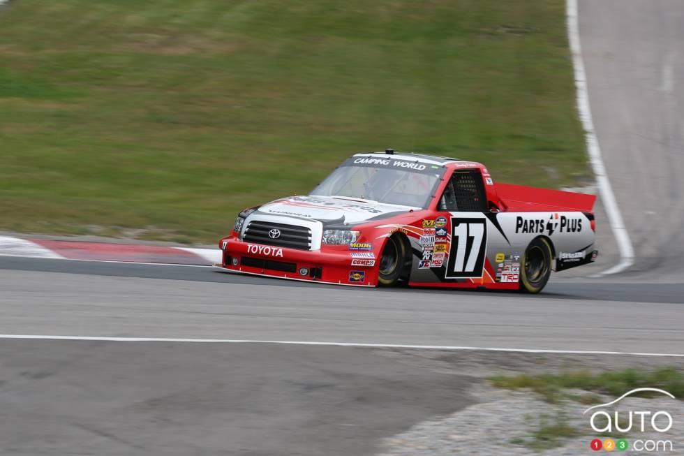 Timothy Peters, Toyota Parts Plus in action during friday's first practice session