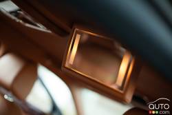 Rear passenger interior mirror