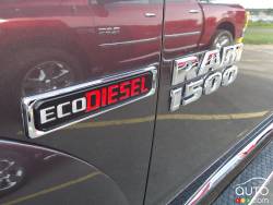 2015 Ram 1500 Ecodiesel trim badge