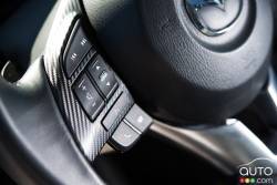 2016 Mazda CX-3 steering wheel mounted audio controls