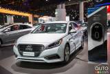Photos de la Hyundai Sonata Plug-in Hybrid 2016 au salon de l'auto de Détroit