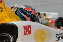 Ryan Hunter-Reay, Andretti Autosport s'hydrate dans sa voiture aux puits