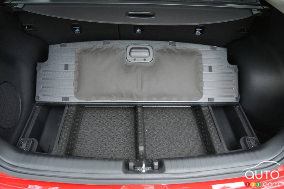 Interior car trunk
