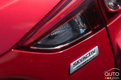 Détail extérieur de la Mazda 3 GT 2015