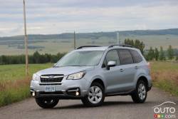 2017 Subaru Forester front 3/4 view