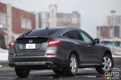 Don't judge a car by its sheet metal - The 2013 Honda Crosstour shares the same mechanicals as the 2008-2012 Accord, including two engine choices: a 2.4L i-VTEC 4-cylinder and a 3.5L SOHC V6.