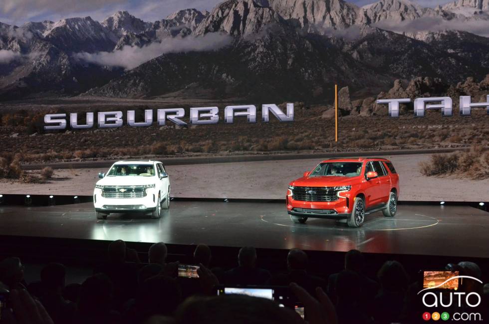 Voici les Chevrolet Suburban et Tahoe 2021