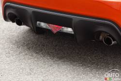 Rear diffuser and tailpipes
