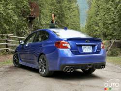 Rear view of the WRX