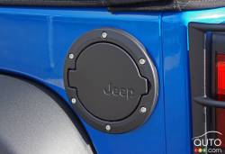 Détail extérieur du Jeep Wrangler Sport S 2016