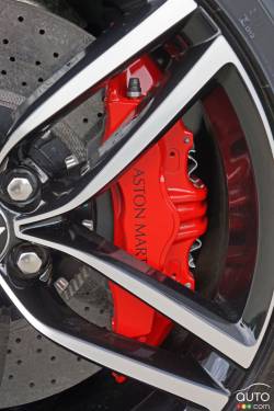 2016 Aston Martin DB9 GT Volante brake caliper