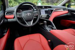 Dashboard of the 2018 Camry X SE