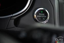 Bouton de démarrage et arrêt du moteur de la Ford Fusion Titanium 2016
