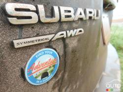 2016 Subaru Forester manufacturer badge