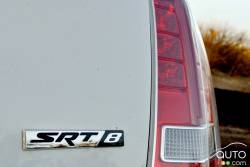 Rear taillight and SRT8 logo