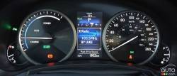 2016 Lexus NX 300h executive gauge cluster