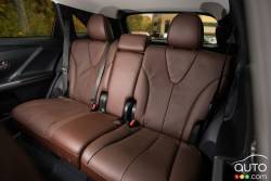 2016 Toyota Venza Redwood edition rear seats