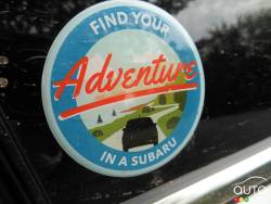 Find your Adventure in a Subaru sticker