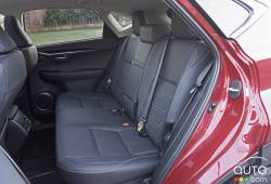 2016 Lexus NX 300h executive rear seats