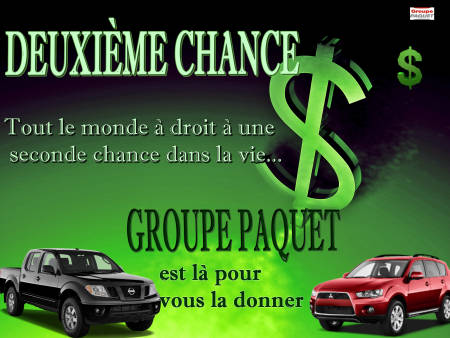 DEUXI�ME CHANCE AU CR�DIT - PAQUET NISSAN � L�VIS, QU�BEC